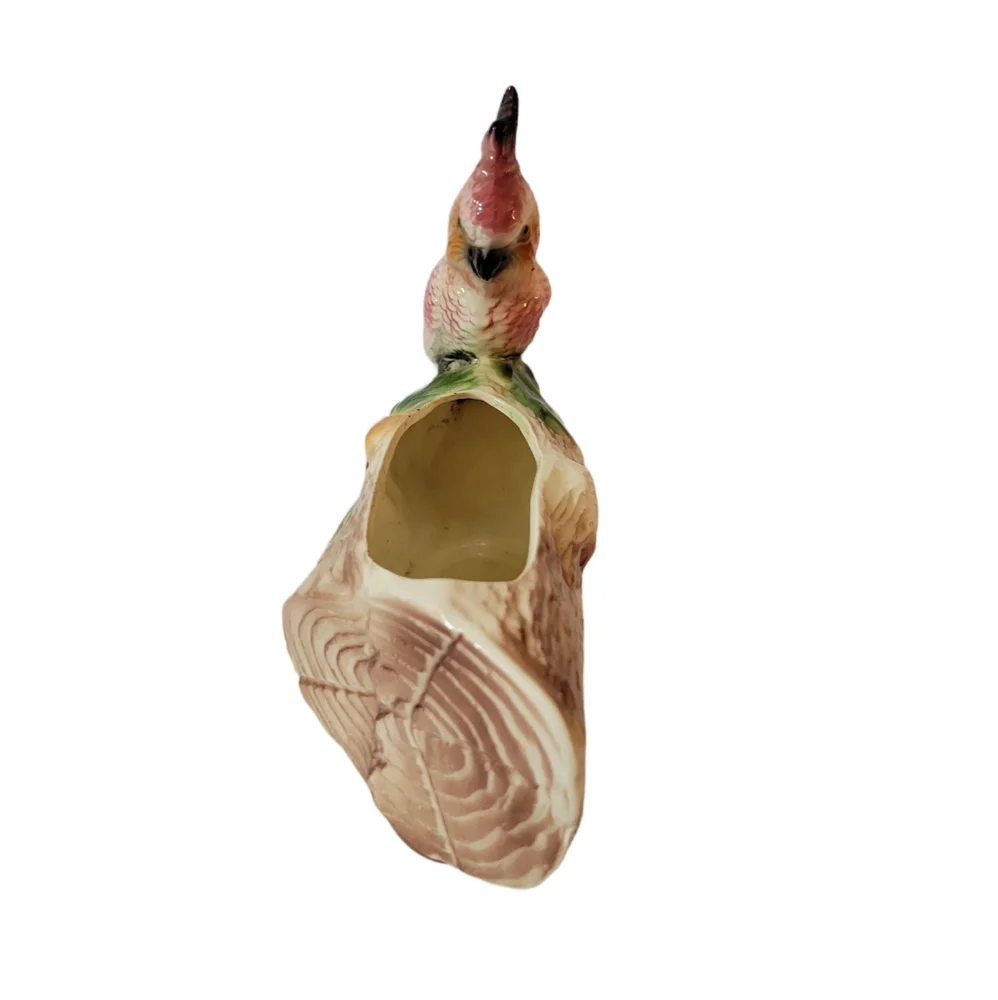 Vintage pink bird